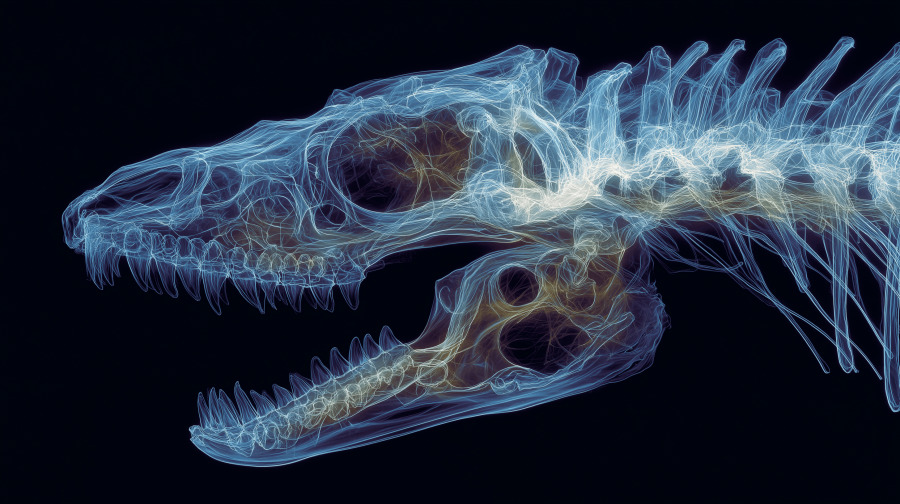 Dinosaur Xray puzzle preview